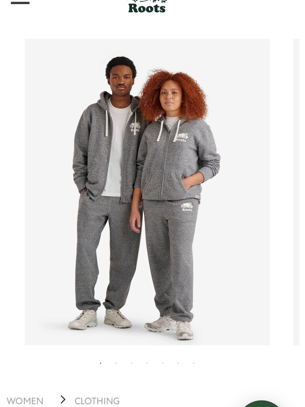 Roots Organic Original BF Sweatpants (Heather Gray)